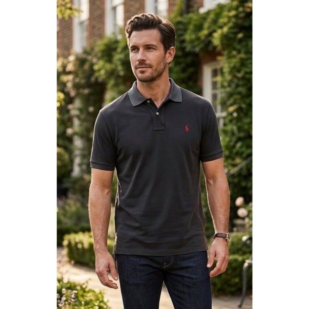 Polo Ralph Lauren Men’s Black Short Sleeve Polo Size XL
